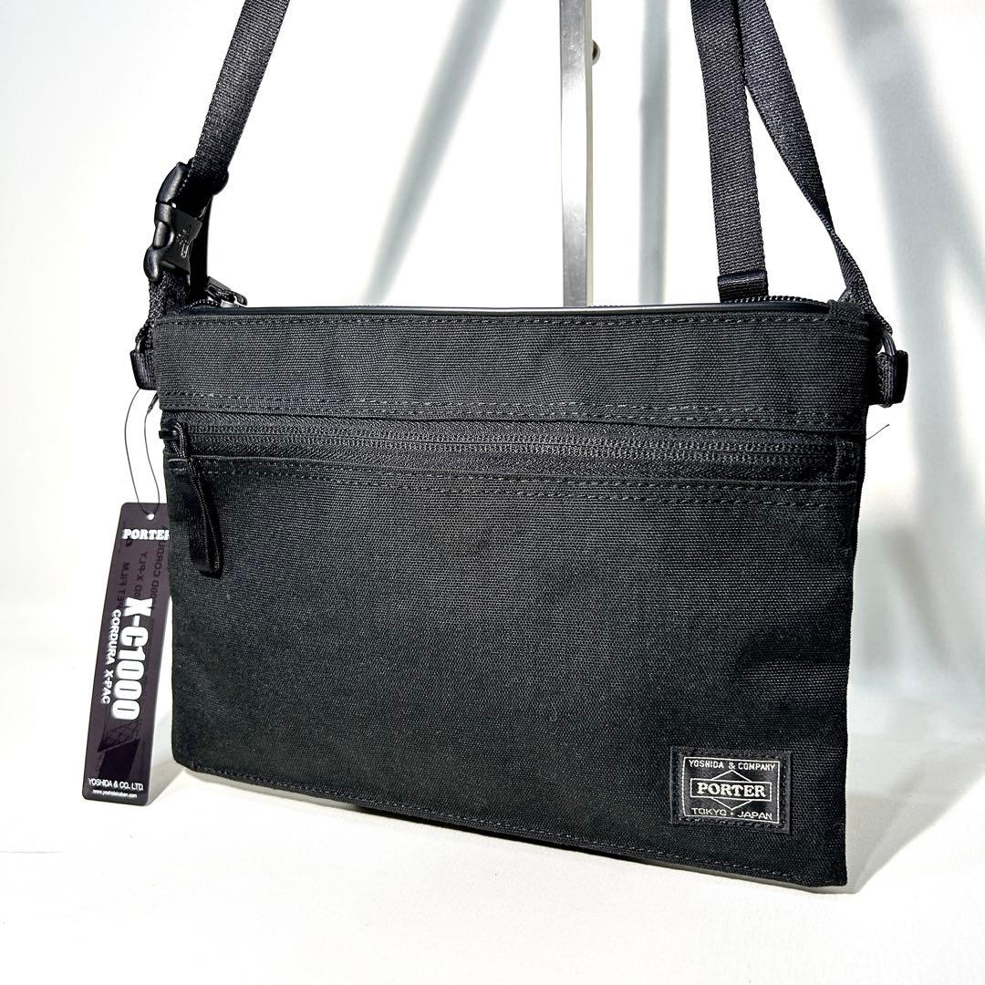 未使用級✨PORTER HYBRID ポーター ハイブリッド サコッシュ 黒