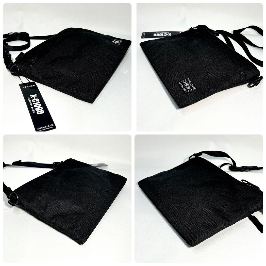 未使用級✨PORTER HYBRID ポーター ハイブリッド サコッシュ 黒