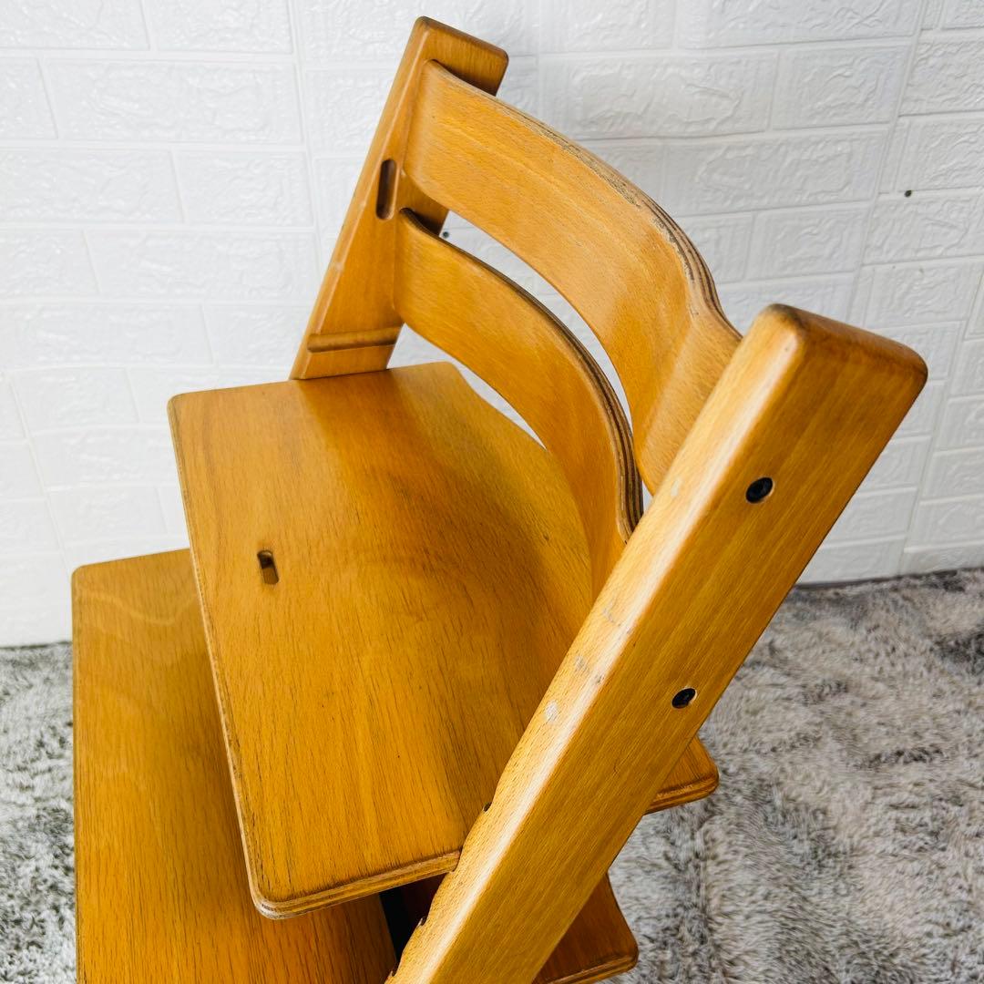 良品 ストッケ トリップトラップ ナチュラル ベビーチェア ハイチェア 旧型