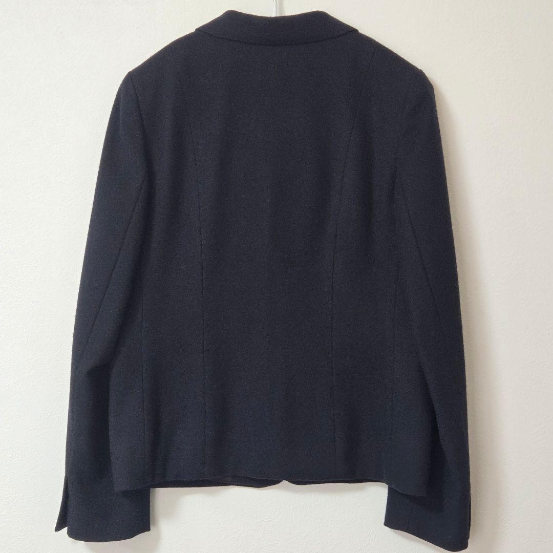 【美品】マーガレットハウエルブラックウールジャケット ウール100%　MHL