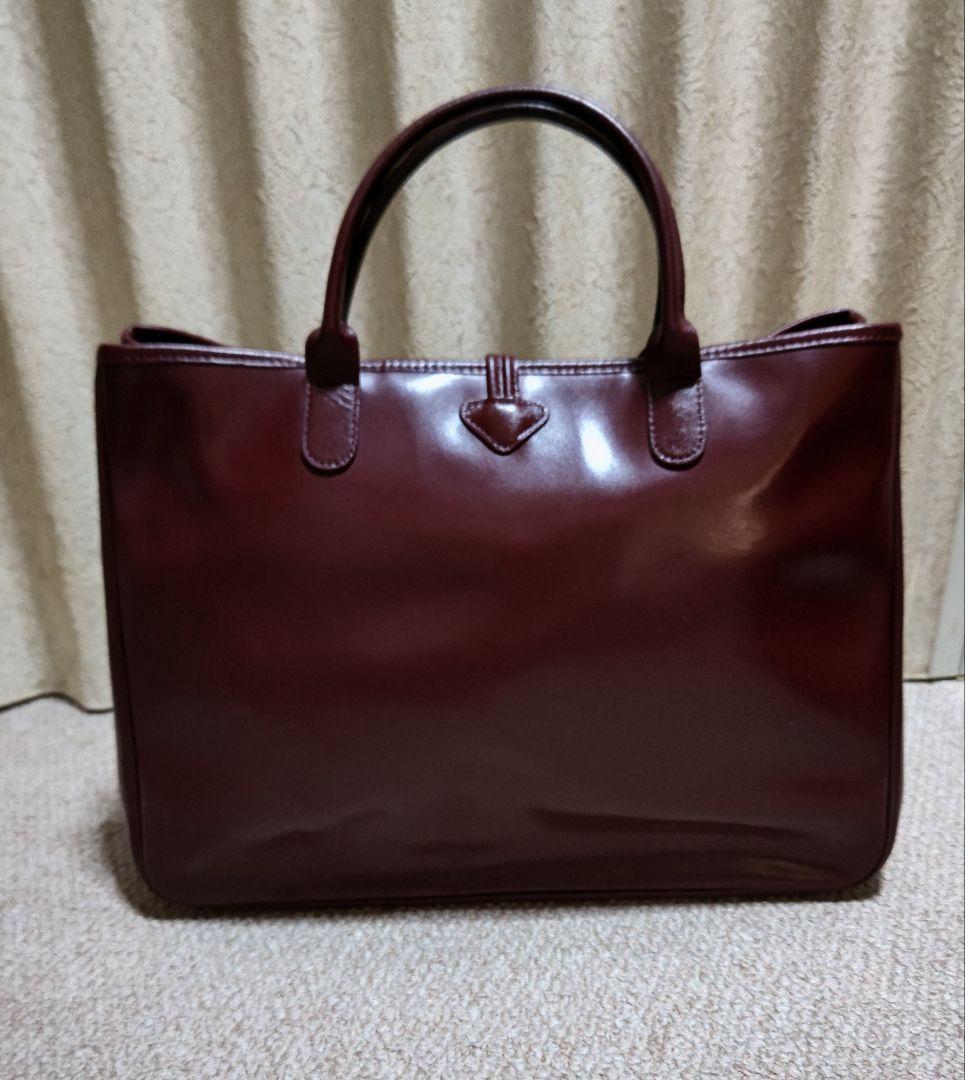 【LONGCHAMP】ワインレッド トートバッグ ⭐️