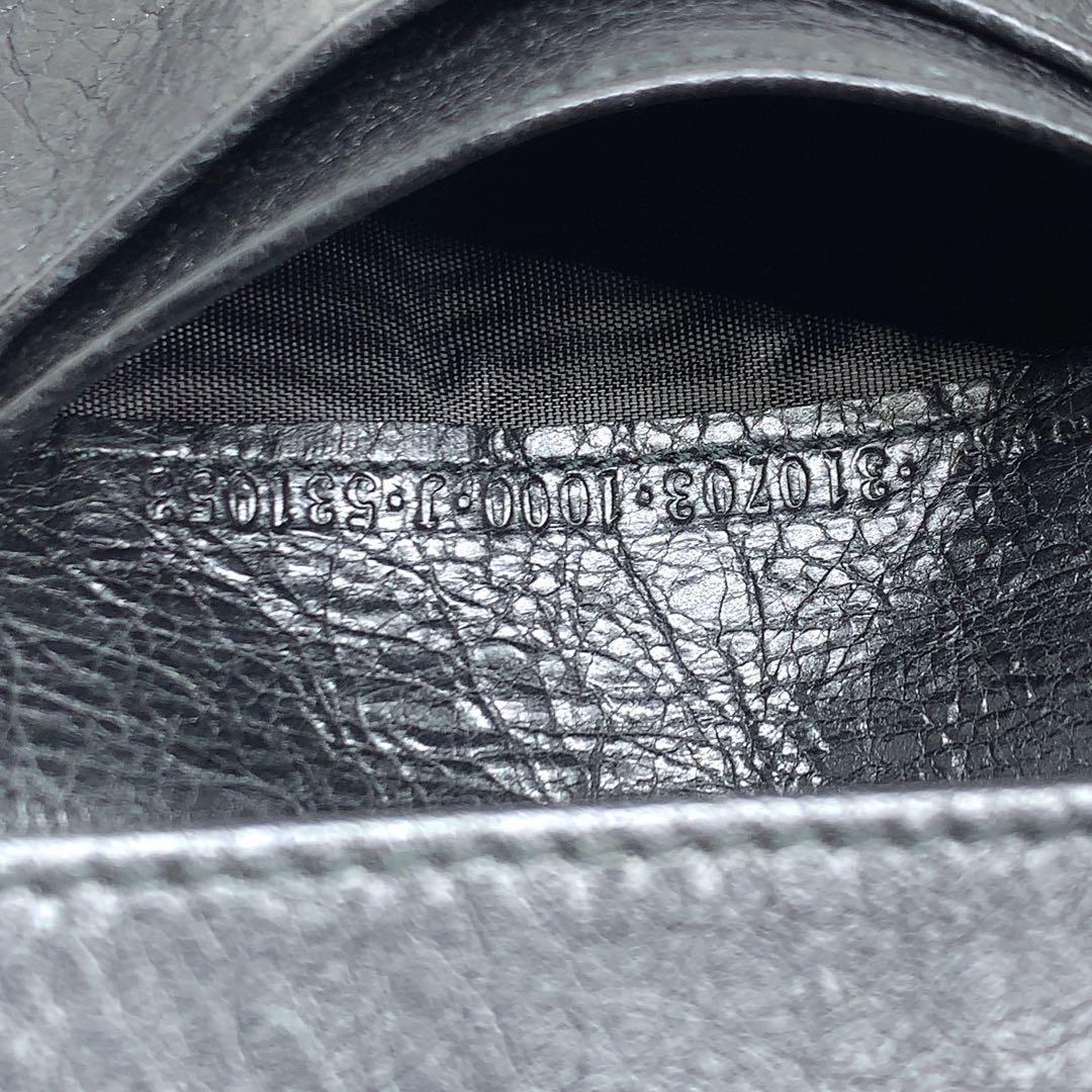 BALENCIAGA ネオクラシック レザー カードケース 100110