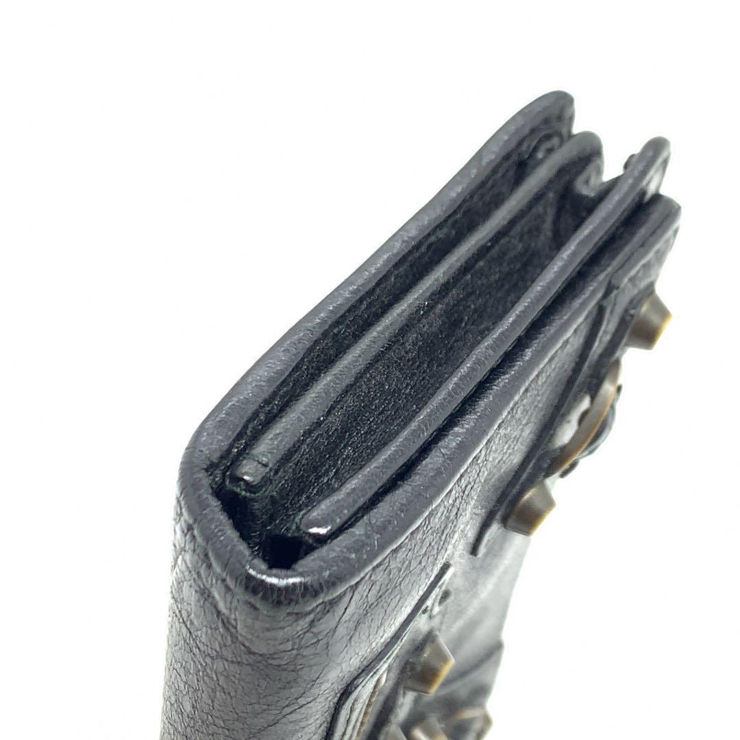 BALENCIAGA ネオクラシック レザー カードケース 100110