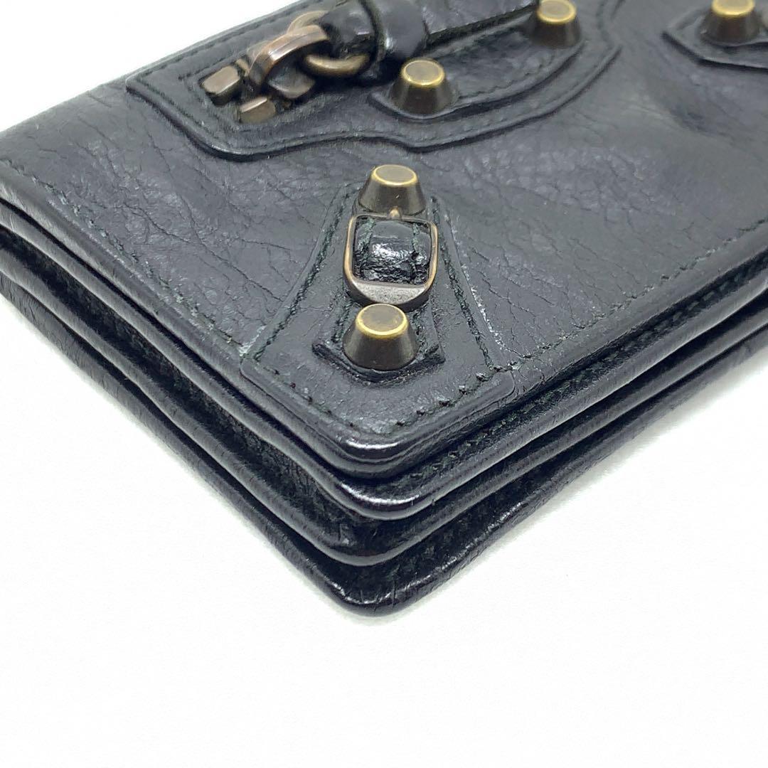 BALENCIAGA ネオクラシック レザー カードケース 100110