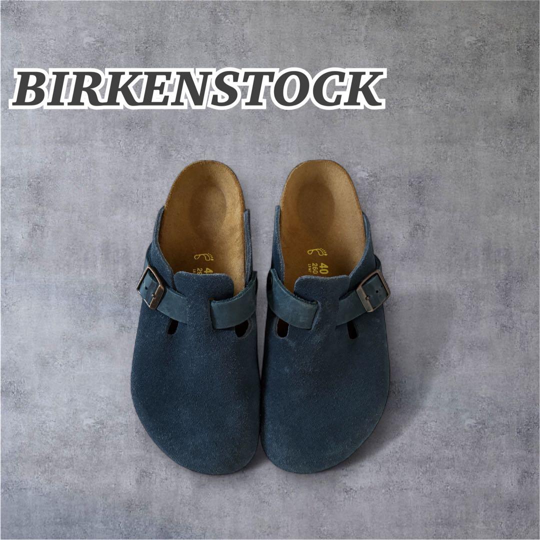 【BIRKENSTOCK】Boston BLUE/EU40 26cm