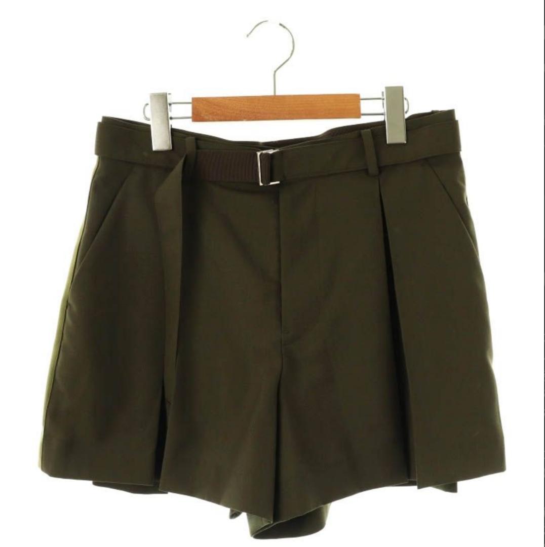 sacai 24ss Suiting Shorts カーキ３