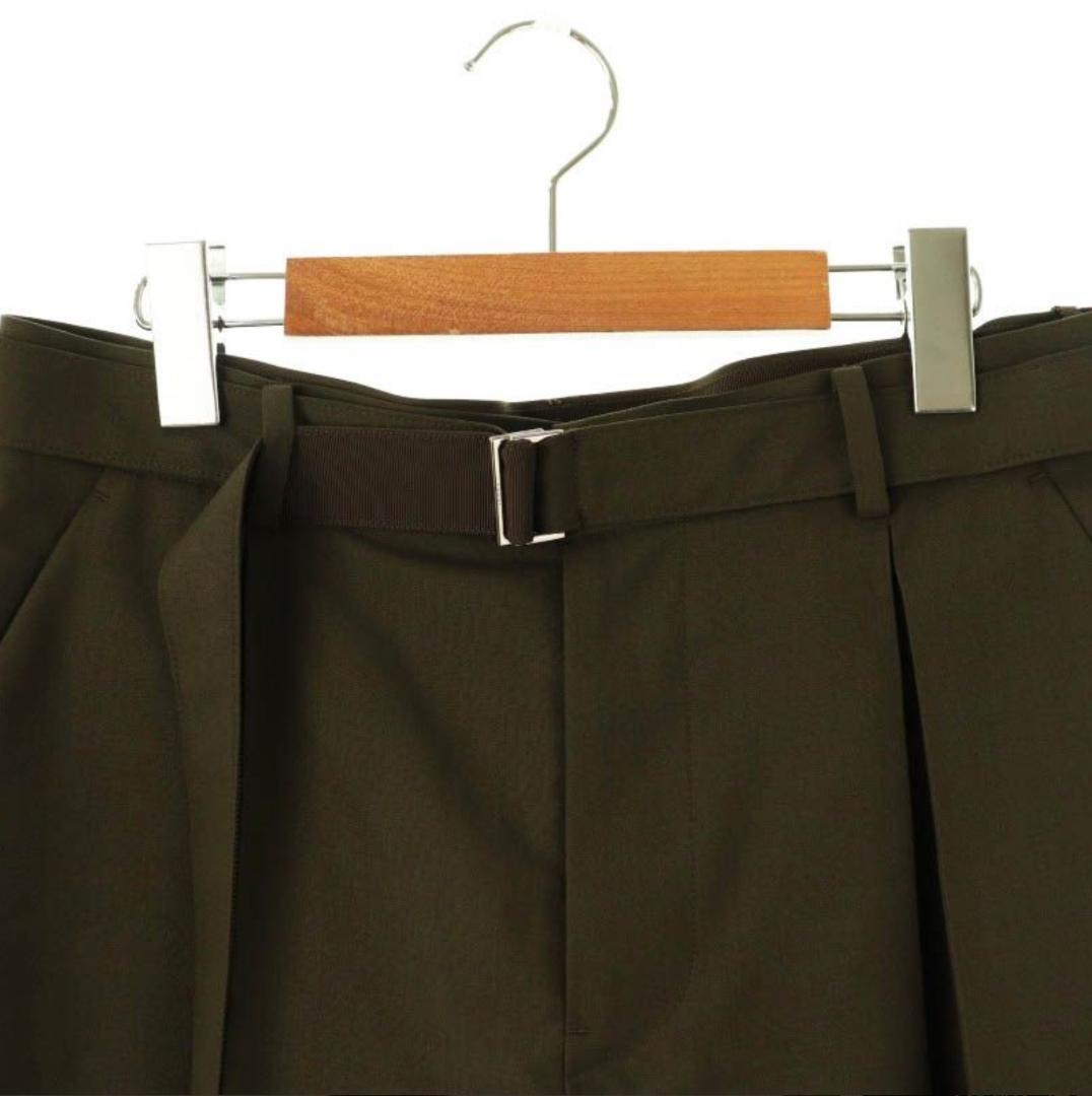 sacai 24ss Suiting Shorts カーキ３