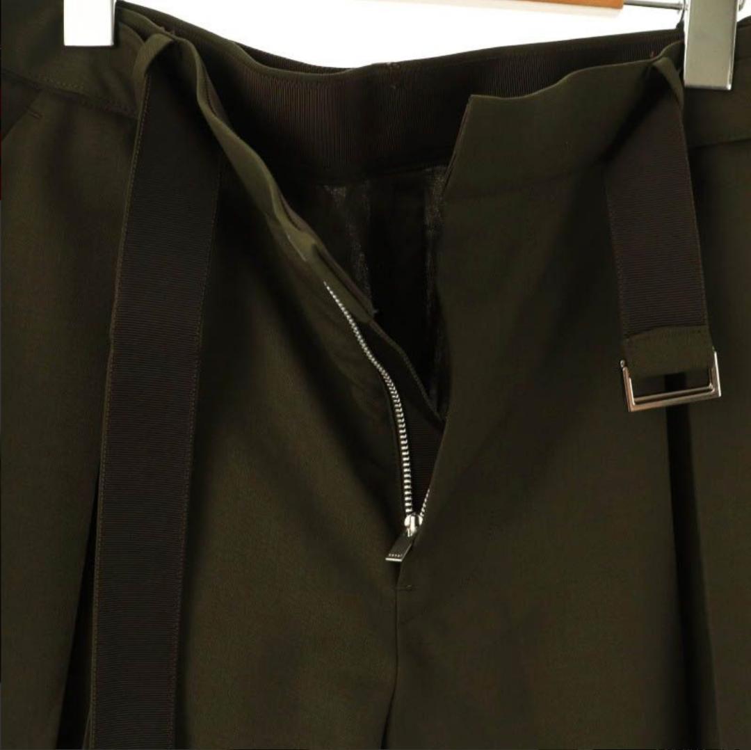 sacai 24ss Suiting Shorts カーキ３