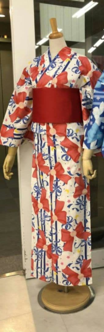 るーちゃん'sショップ♡ムーン浴衣帯セット 赤　月野 うさぎ