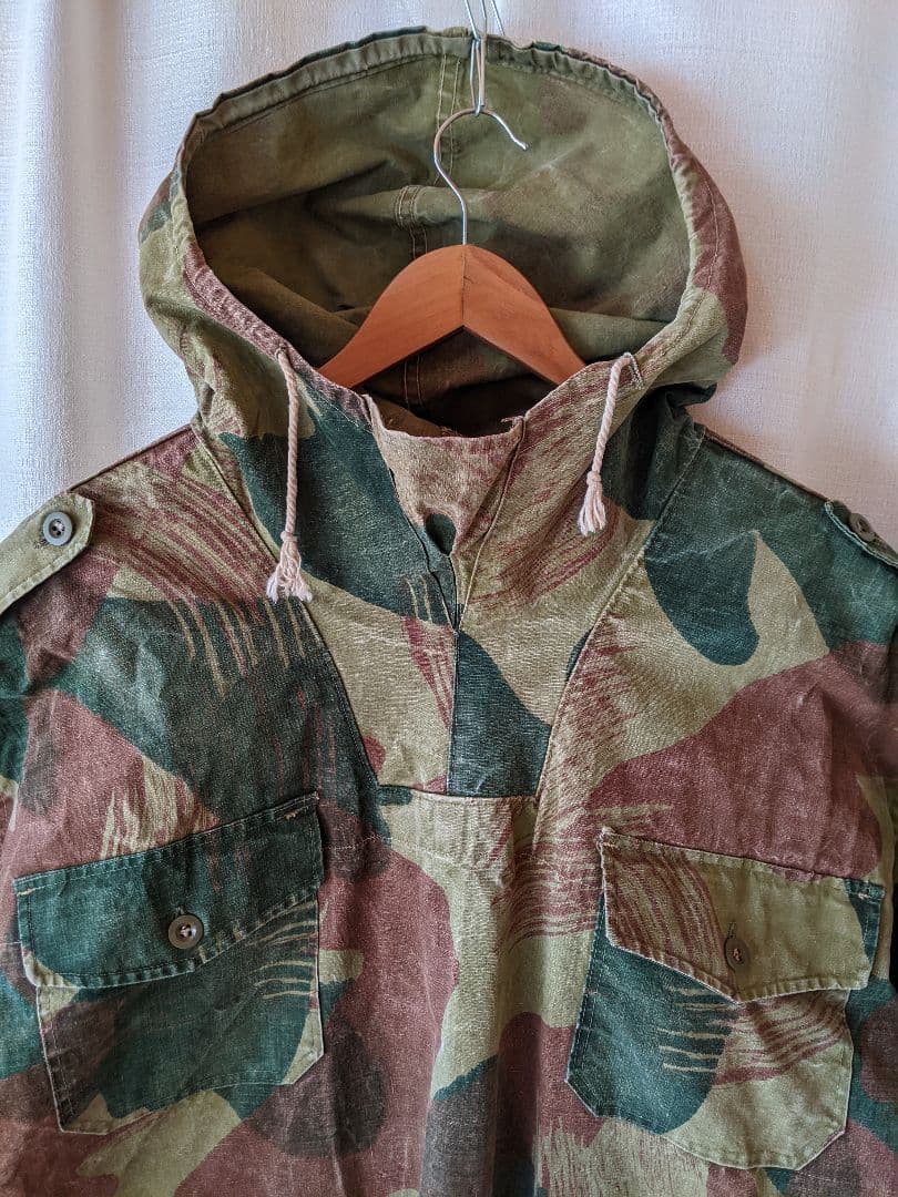 レア個体　belgian デニソンスモックフード付きプルオーバー