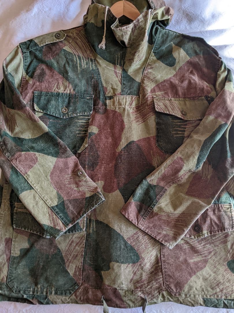 レア個体　belgian デニソンスモックフード付きプルオーバー