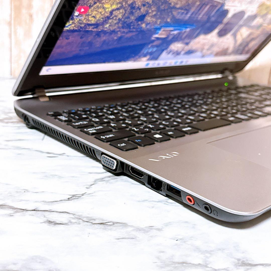 美品✨高性能i7＆メモリ16GB 爆速SSD✨VAIO すぐ使えるパソコンPC