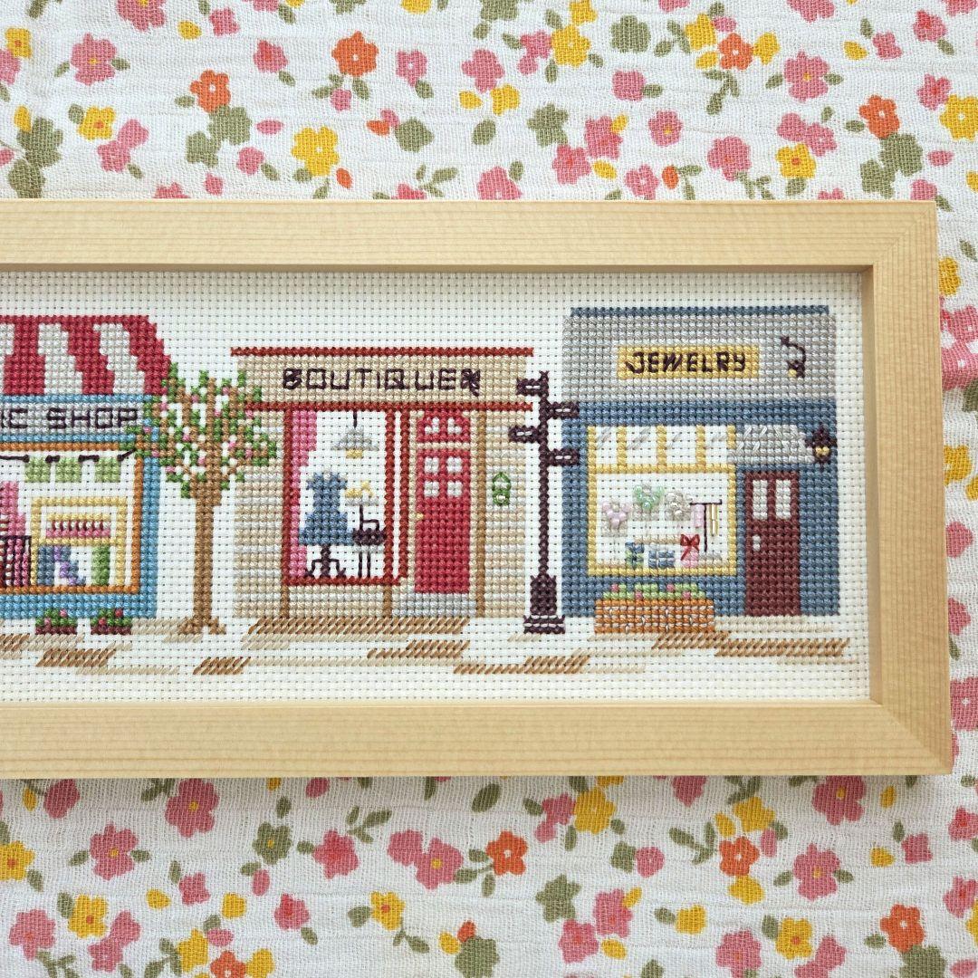 ■確認用■ホビーラホビーレ クロスステッチフレーム《手芸ストリート》
