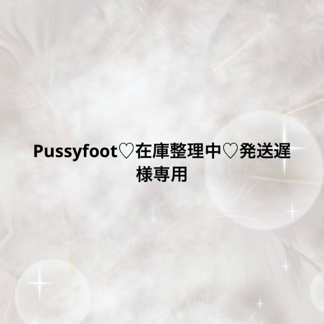 Pussyfoot♡在庫整理中♡発送遅