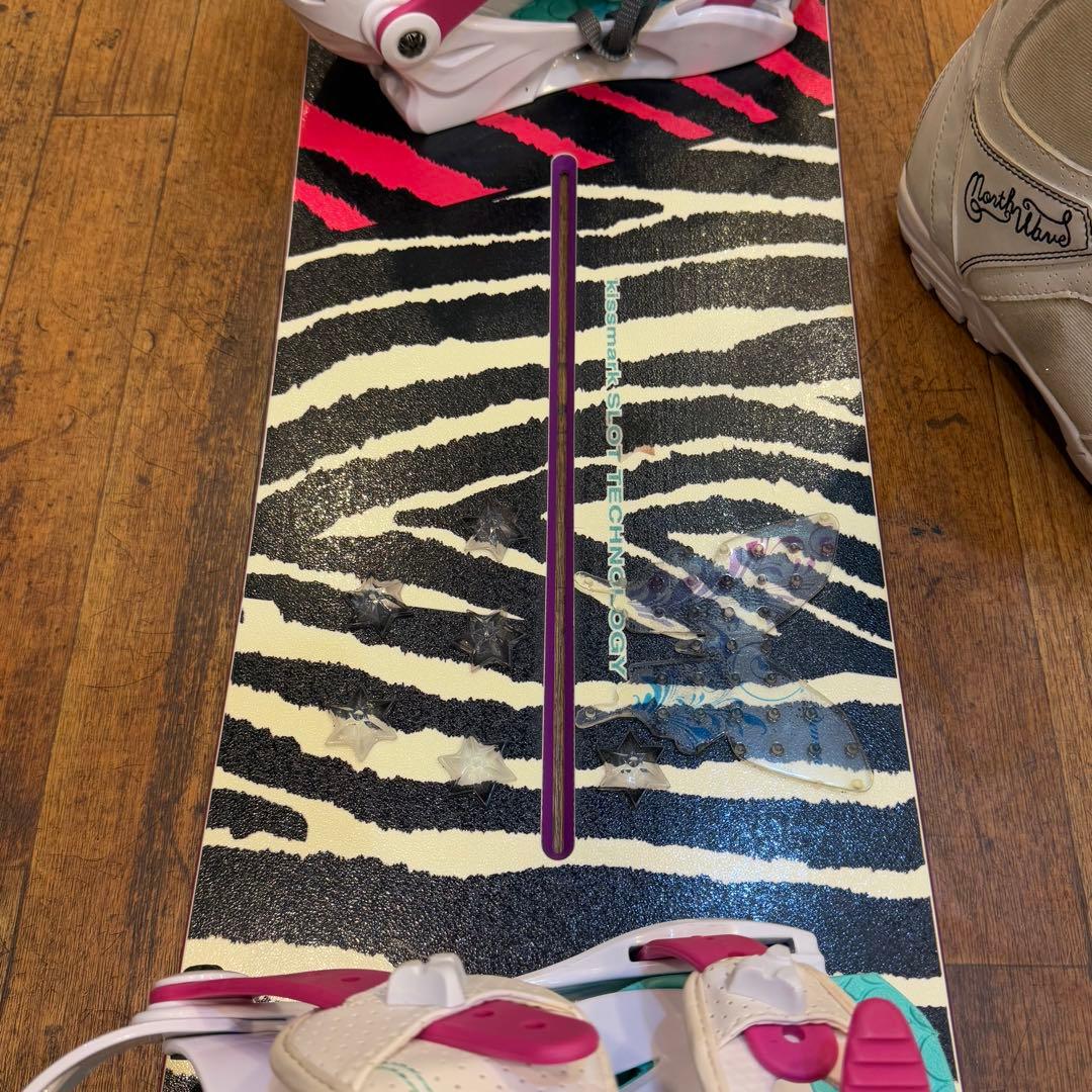 送込！レディーススノーボードフルセット Kissmark ROXY 他