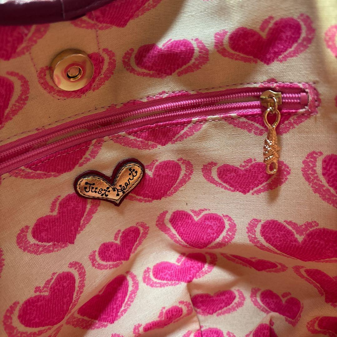 【美品】シンクビー！ アニマルハート ハンドバッグ レオパード 希少 ゴージャス