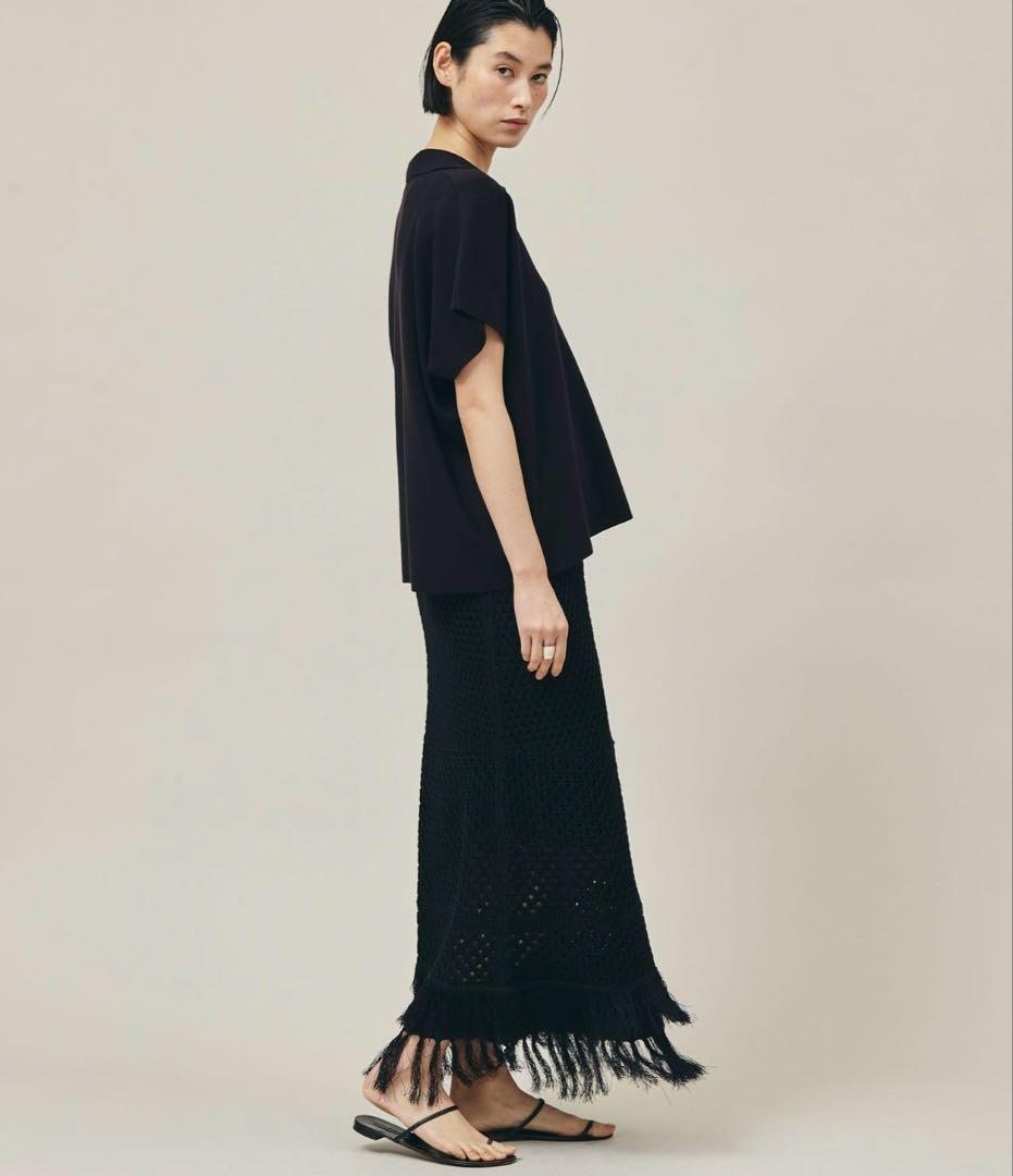 Curensology(カレンソロジー)/コットンシルクワイドポロプルオーバー