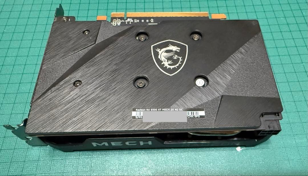 グラフィックボード・グラボ・ビデオカード MSI Radeon RX 6500 XT MECH 2X 4G OC