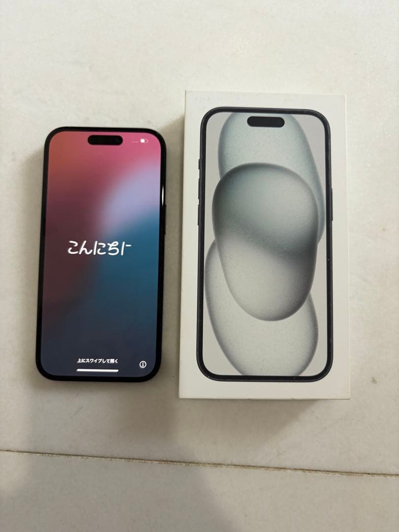 iPhone 15ブラック 箱付き （コード無し）