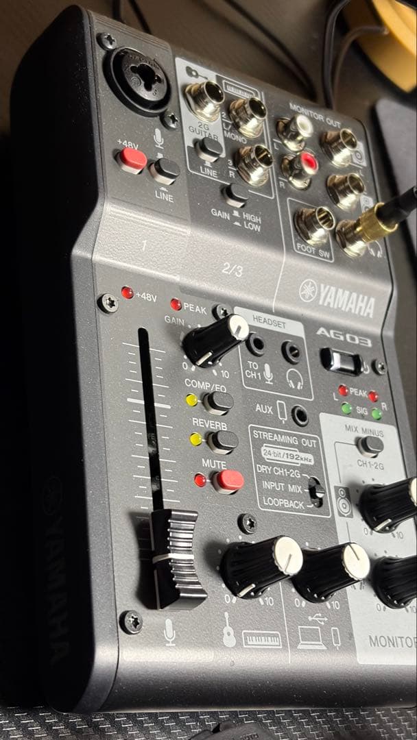 AG03 mkⅡ BLACKオーディオインターフェイス