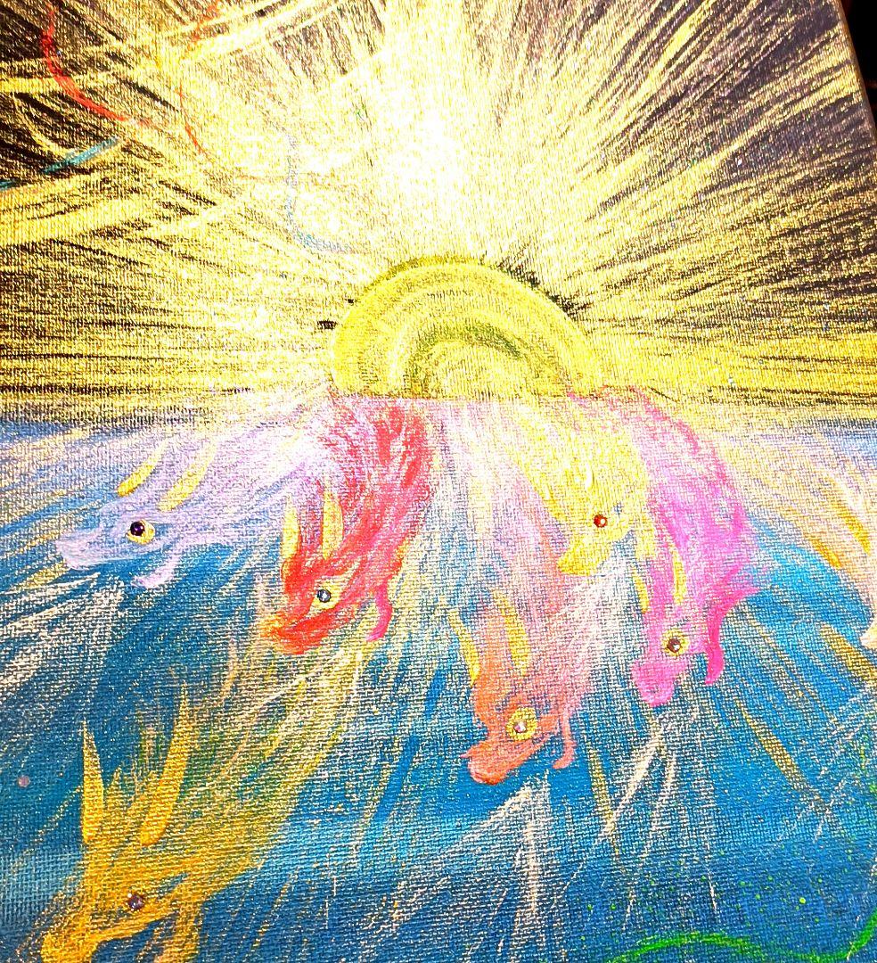 開運絵画　❀龍使いとなる❀龍様からのサポート