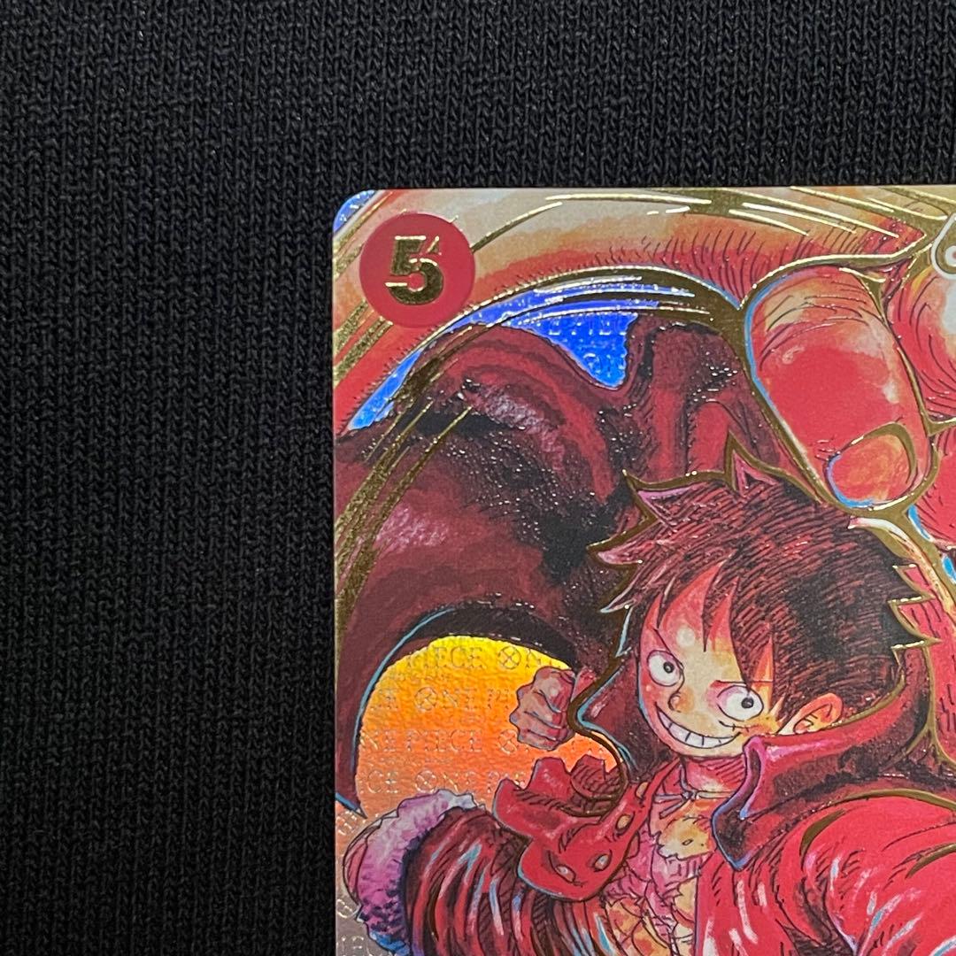 【美品】モンキー・D・ルフィ サイン 尾田栄一郎 新時代の主役 ST01-12