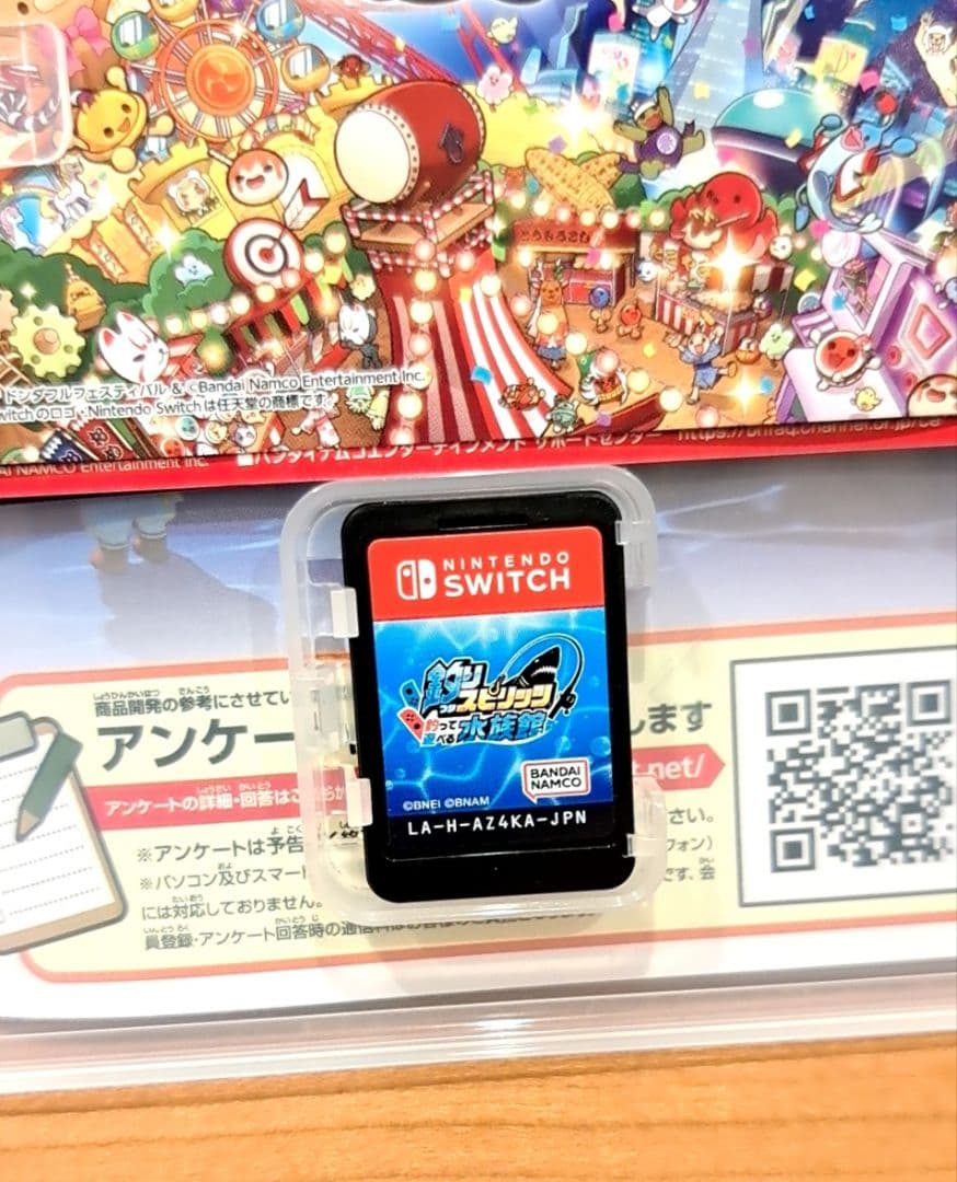 Switch ソフト 釣りスピリッツ 釣って遊べる水族館 サオコン ２個セット