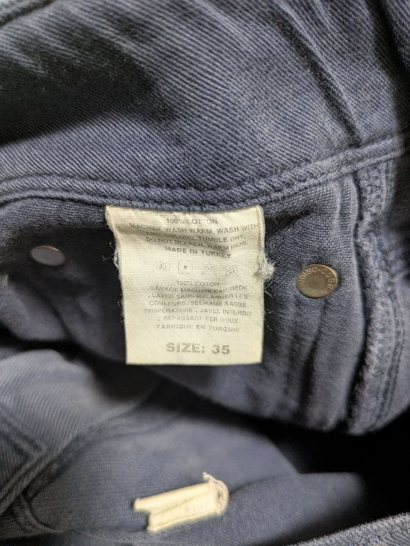 希少 patagonia トルコ製 ワークパンツ ヌエボ フリーレンジ　ネイビー