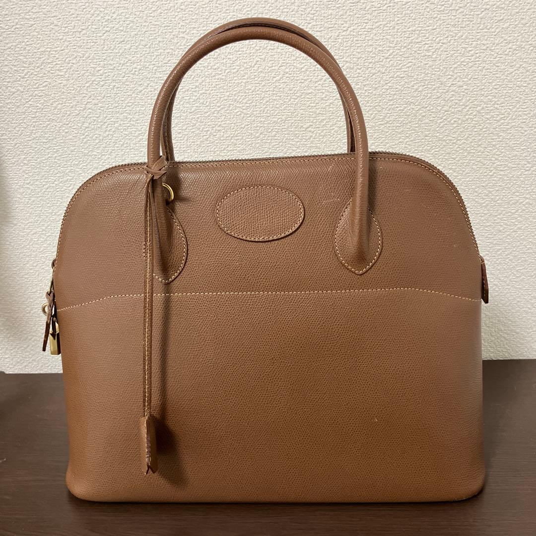 【HI-CLASS（ハイクラス）】レザーハンドバッグ／ショルダーストラップ付き