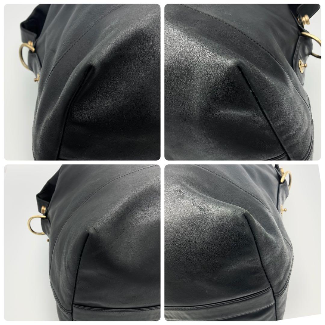 オールドコーチ ボストンバッグ 2way vintage レザー 旅行 大容量