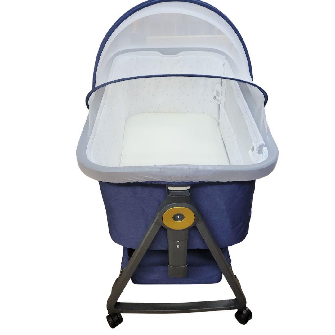 ❤美品✨HZDMJ✨ベビーベッド✨高さ調節可能✨折り畳み✨蚊帳つき✨専用ケース