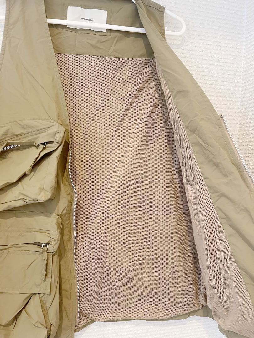 ◉週末価格❗️TODAYFUL/トゥデイフル】ナイロンポケットベスト