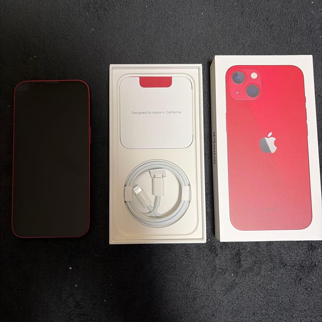 iPhone13 128GB (PRODUCT)RED 箱 備品 完備品