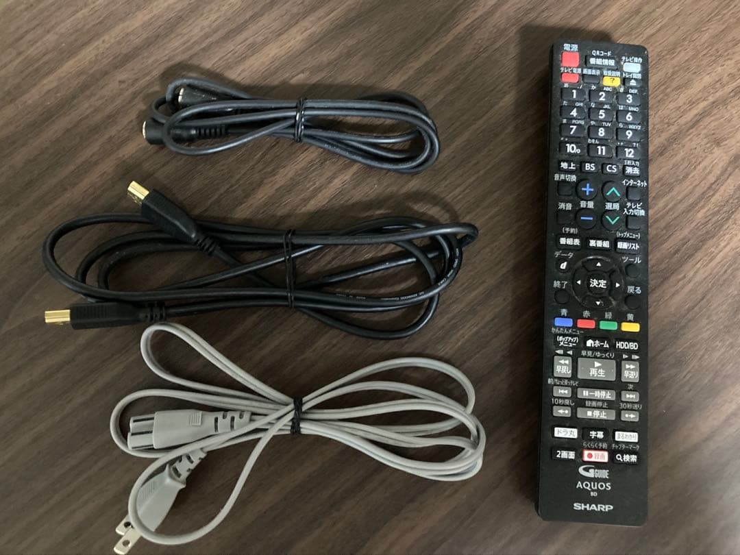 ブルーレイレコーダー スリム ブラック シャープ2B-C10CW1中古［値下可］