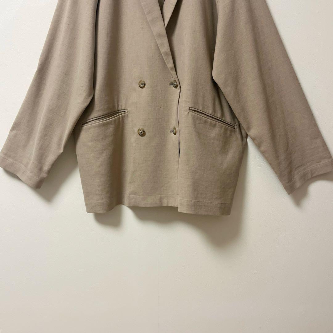 ジャーナルスタンダードラックス　ダブルブレストジャケット　レディース　ベージュ