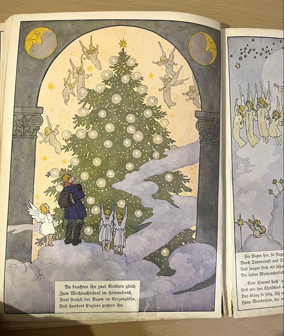 NO.420希少 古書 アンティーク 洋書 ドイツ絵本 児童書 クリスマス