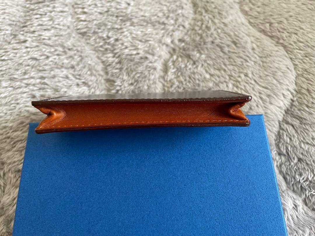 ブンブ【土屋鞄】ブライドル名刺入れ　こげ茶