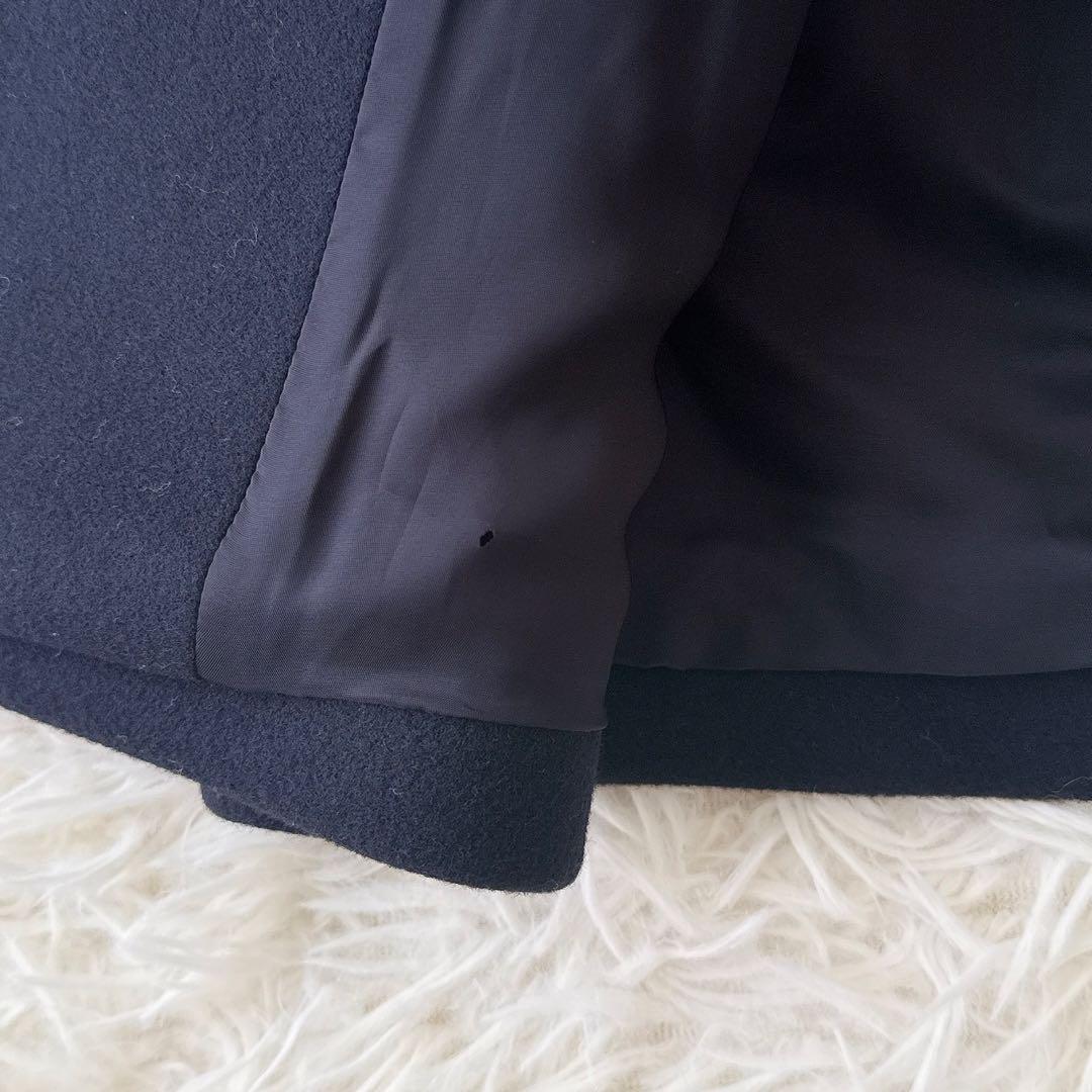 極美品✨セオリーリュクス ダブル ピーコート 金ボタン 2022AW 紺 40