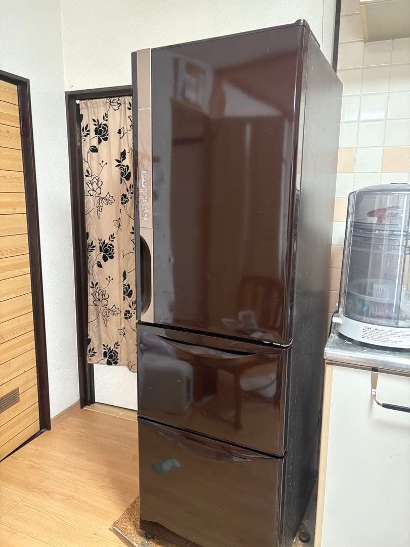 ヒタチ R-K320HV 冷蔵庫 315L ブラウン