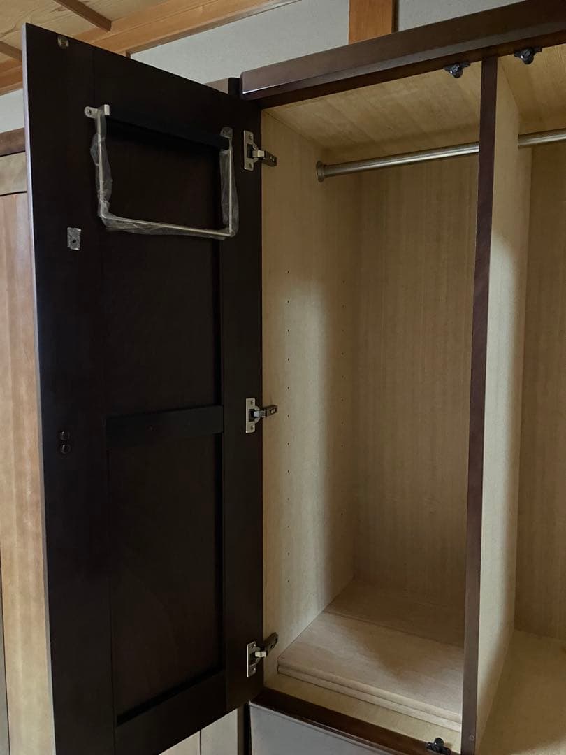 【底値】収納家具　昭和後期　美品 ダークブラウン