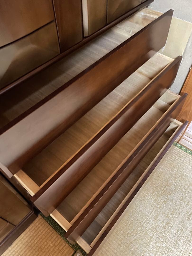 【底値】収納家具　昭和後期　美品 ダークブラウン