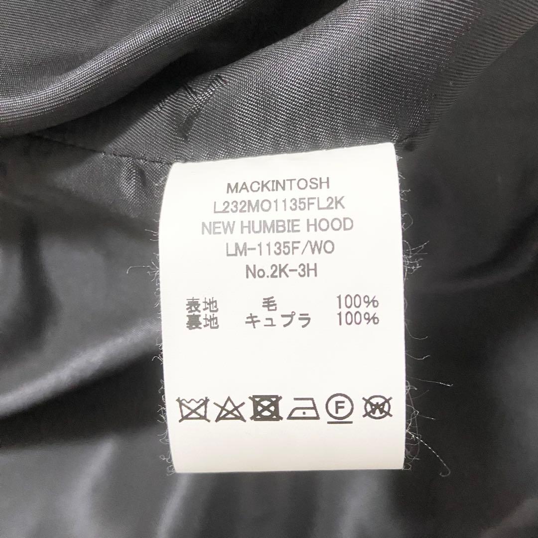 マッキントッシュ　ニューハンビーフード　ウールメルトンコート　ブラック　6