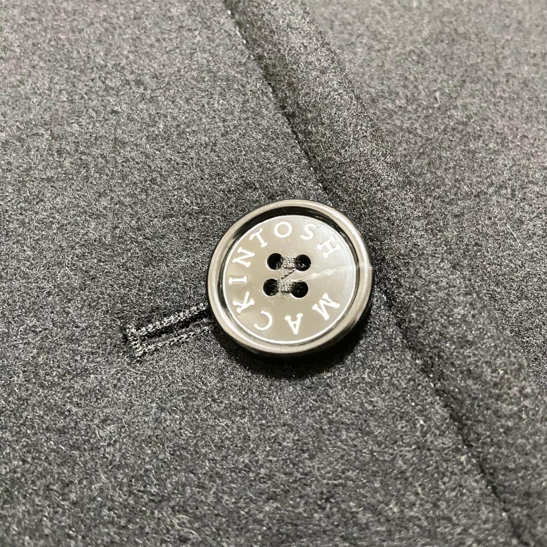 マッキントッシュ　ニューハンビーフード　ウールメルトンコート　ブラック　6