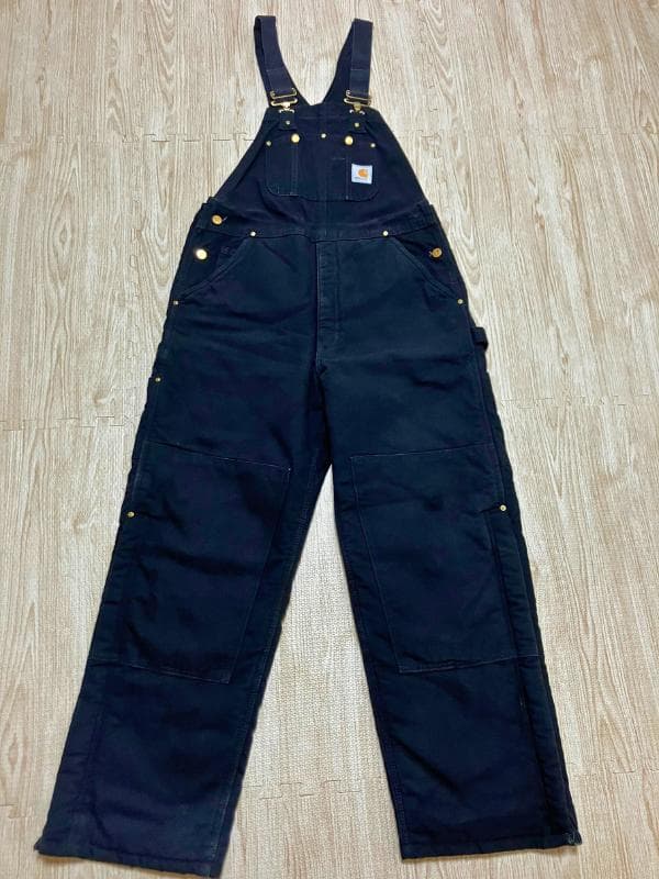 Carhartt R03 Black 34×30　カーハート　オーバーオール