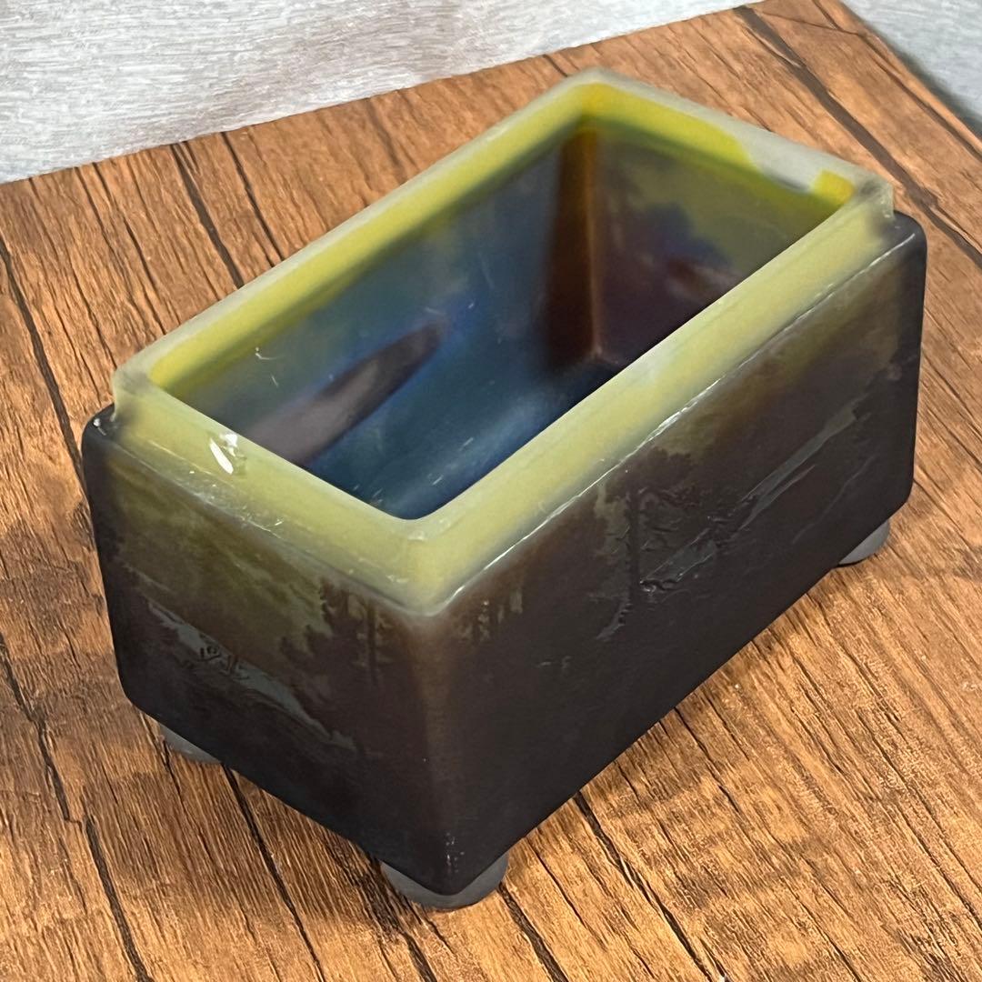 n*1様 【最安値St】エミール・ガレ 山水風景文 蓋物 アンティーク【専用箱入