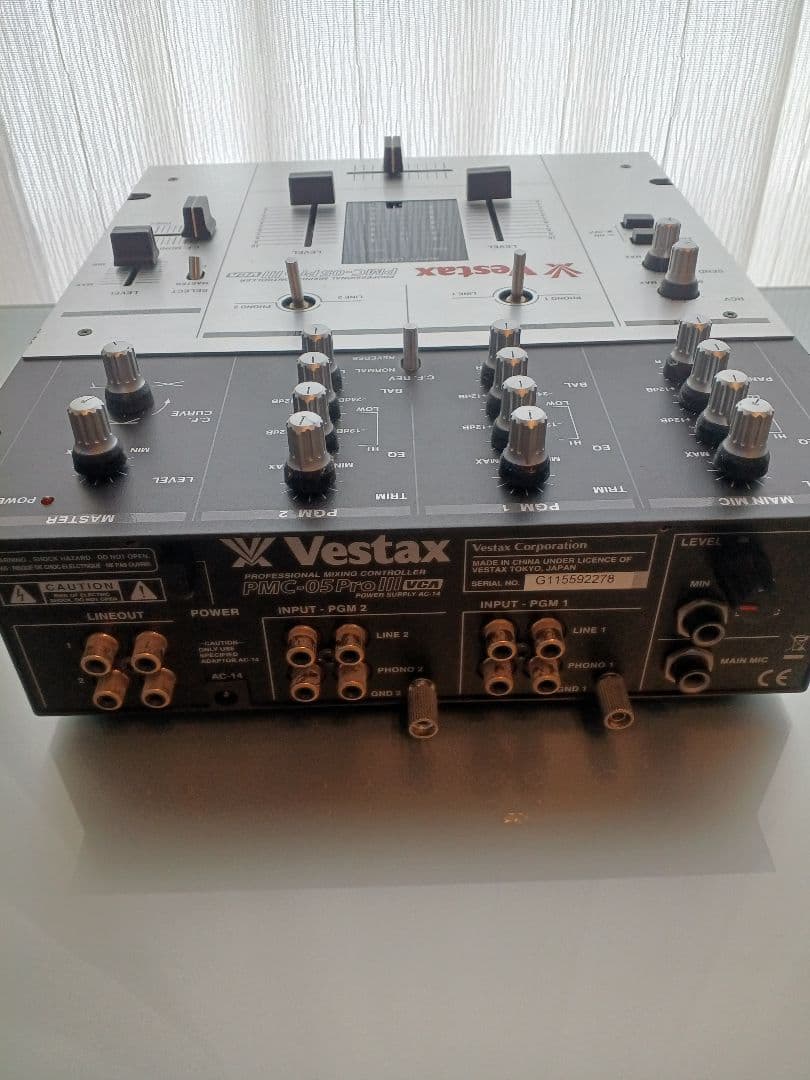 VESTAX PMC-05pro3 VCA カットラグスペーサー装着済み