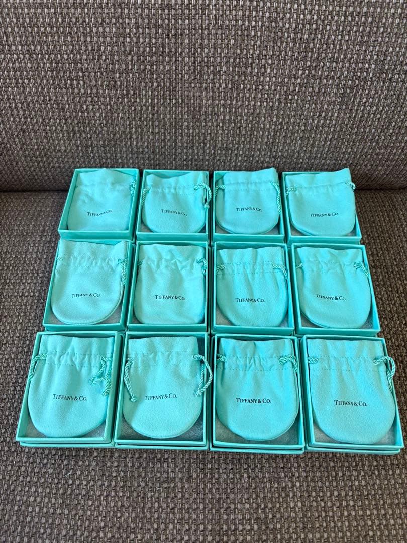 旧型　中古品ティファニー空箱 巾着袋12セット