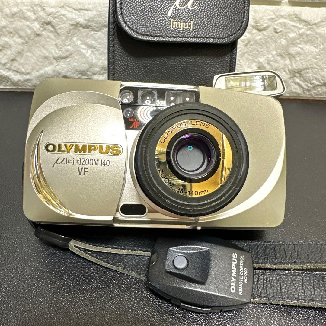 オリンパスOLYMPUS μ[mju:ZOOM 140 コンパクトカメラ　美品