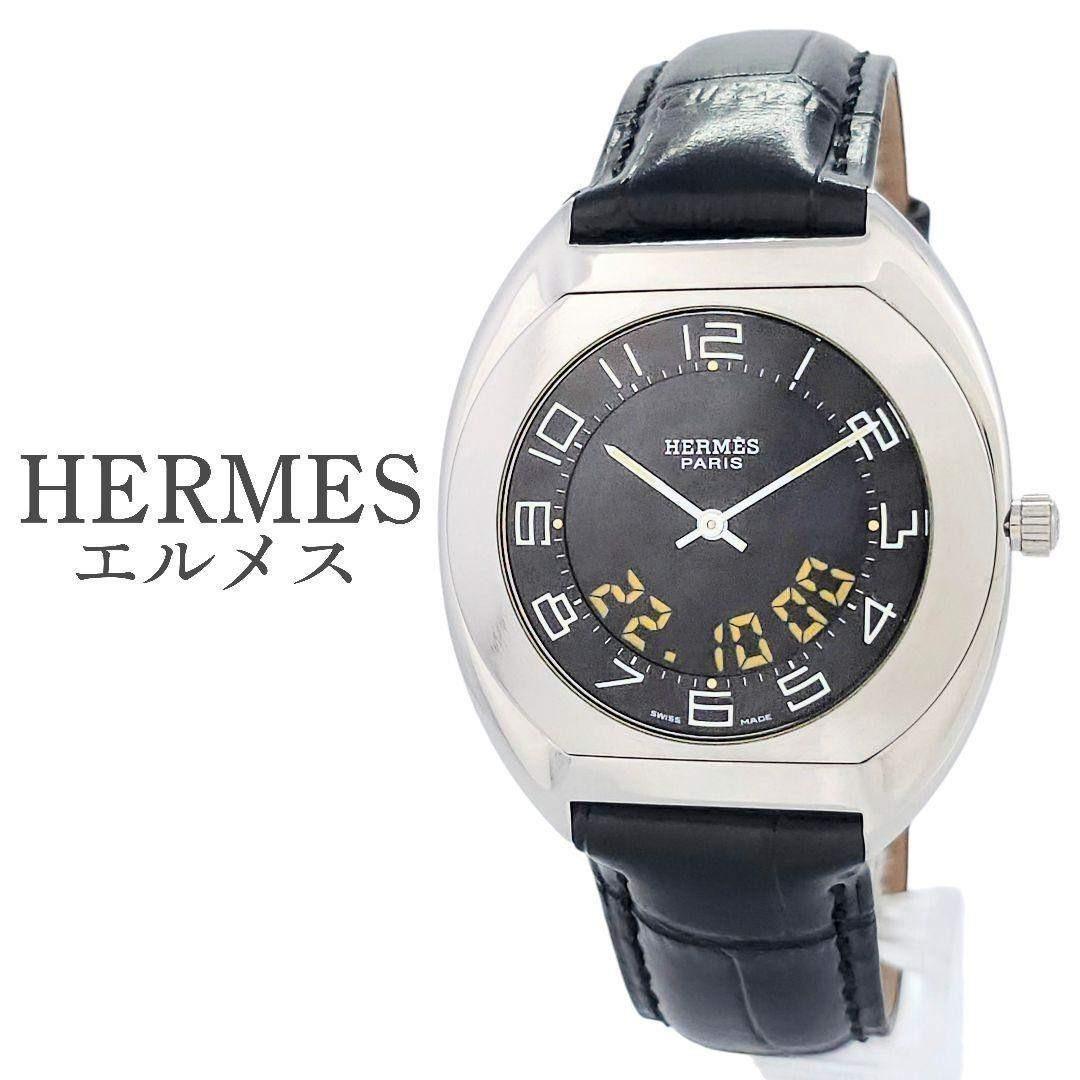 ✨極美品✨HERMES エルメス エスパス ES1.710 メンズ 腕時計