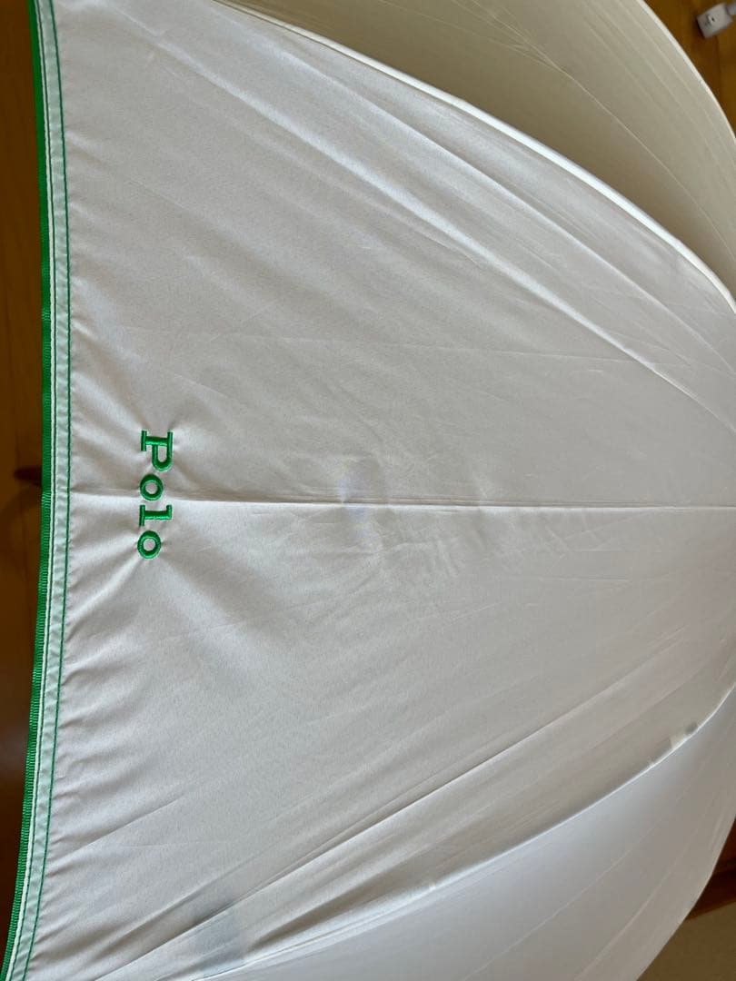 【新品•未使用】ポロ ラルフ ローレン 雨傘　長傘 C0撥水　オフホワイト